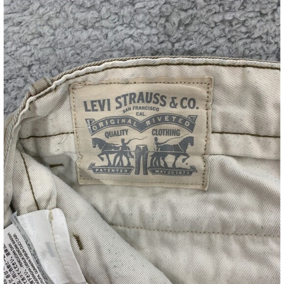 LEVI's 32x30 Chino White Tab Hidden Concealed Button Fly Reinforced Pockets - Picture 7 of 16
